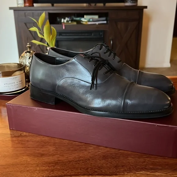 To Boot - Grey leather dress shoes - Picture 7 of 8